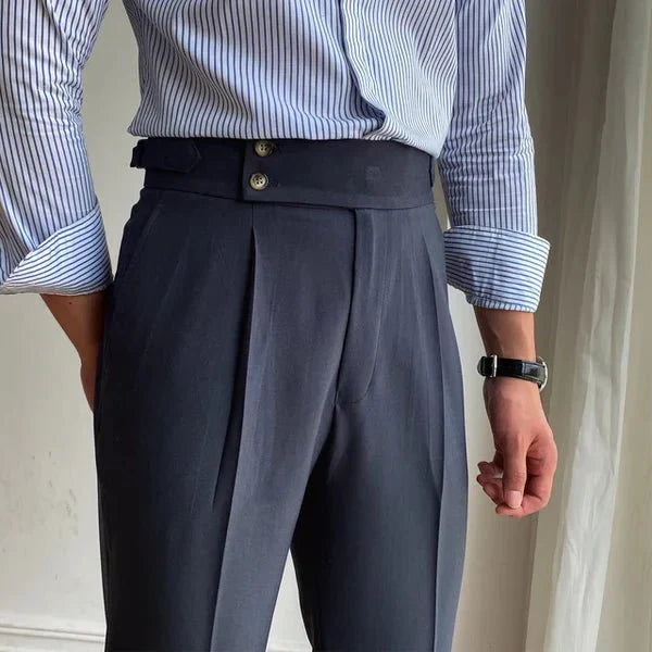 Nate| Double Button Formal Trousers