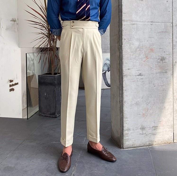 Nate| Double Button Formal Trousers