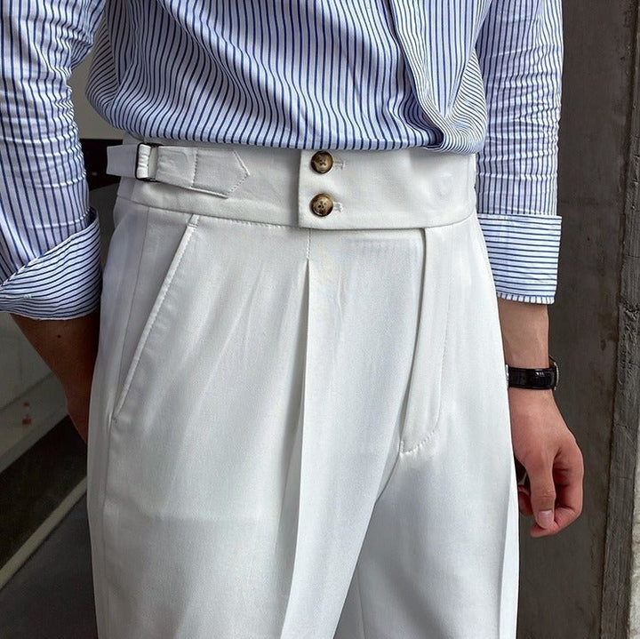 Nate| Double Button Formal Trousers