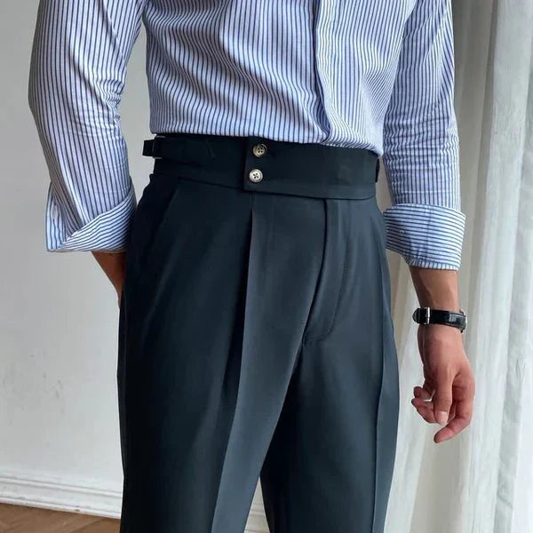 Nate| Double Button Formal Trousers