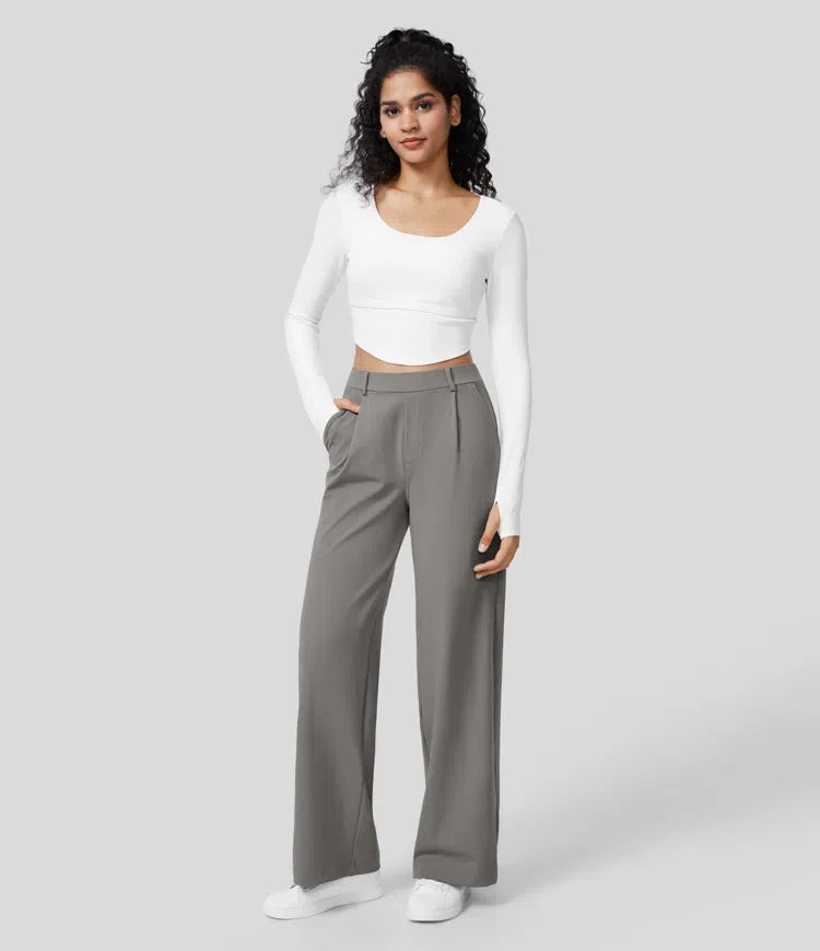 SOFY | COMFORTABLE TROUSERS WITH WIDE LEGS