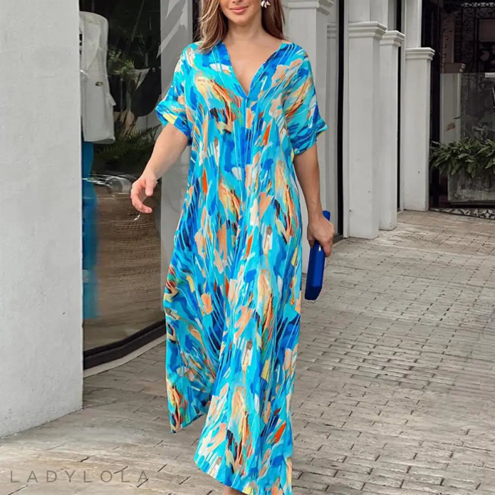 Lola | Stylish & Colourful midi dress