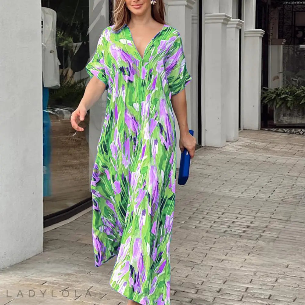 Lola | Stylish & Colourful midi dress