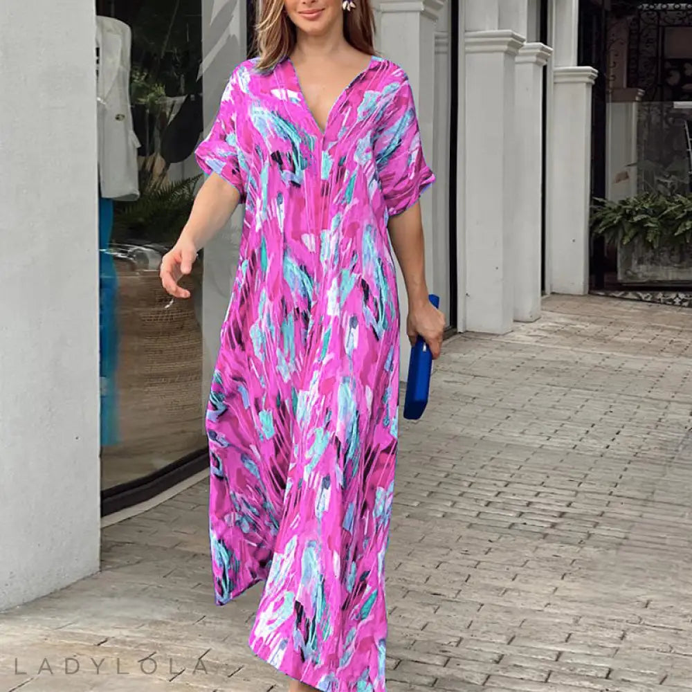 Lola | Stylish & Colourful midi dress