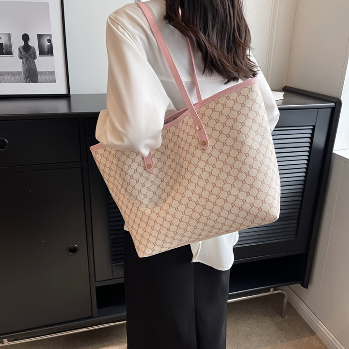 Tae - Retro Geometric Tote